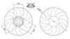 NRF 47666 Fan, radiator